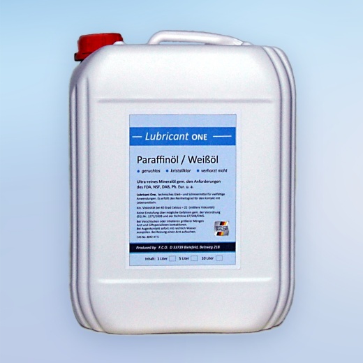 Lubricant ONE, Paraffinöl, Ph.Eur., mittelviskos (5 Liter)