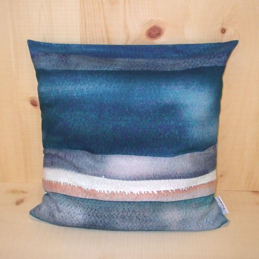 Zirbenkissen, 40 x 40 cm (Farbe: Aqua blue)