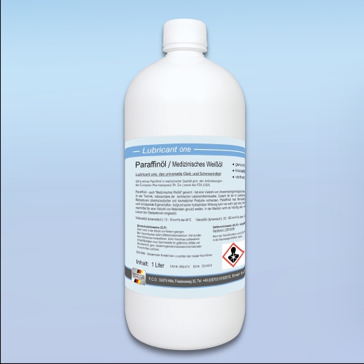 Lubricant ONE, paraffin oil, Ph.Eur., medium viscosity (1 litre)