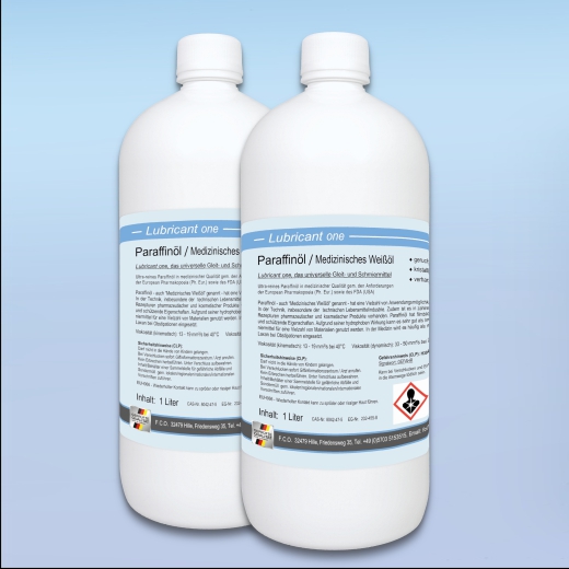 Lubricant ONE, paraffin oil, Ph.Eur., medium viscosity (2x 1 litre)