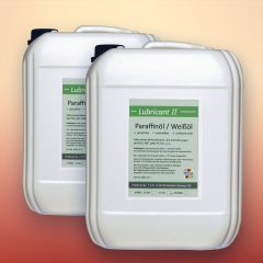 Lubricant II, paraffin oil, medical quality, high viscosity (2x 5 litres)