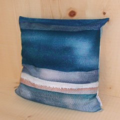 Zirbenkissen, 40 x 40 cm (Farbe: Aqua blue)