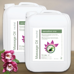 sensitive one Massageöl, neutrales Basisöl (2x 10 Liter)